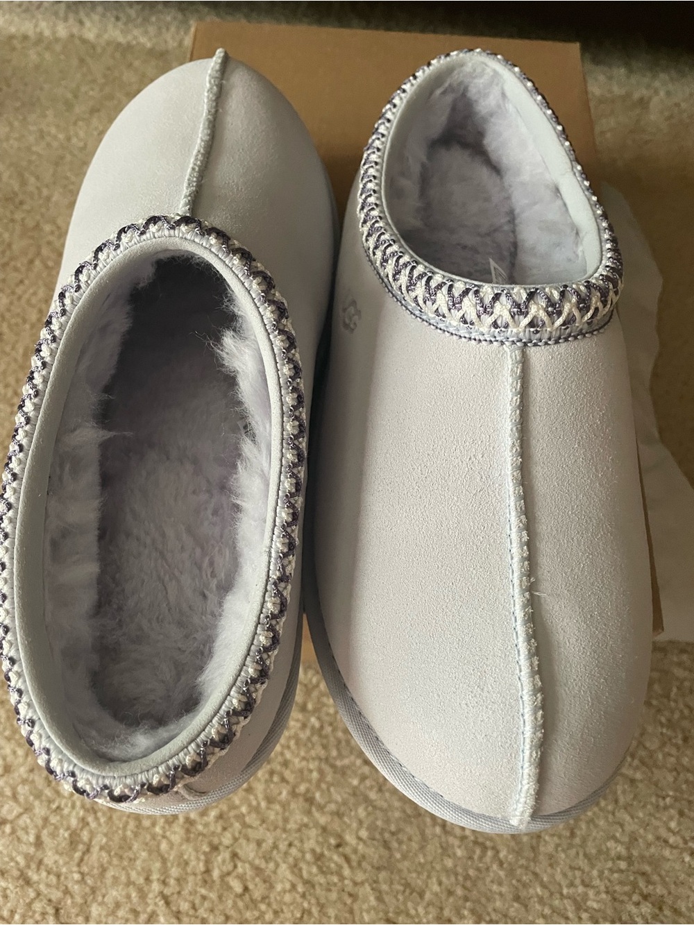 Authentic New Ugg Tasman Kids’ Size 6 (Women’s 7.5) Pretty Misty Wisteria Purple - Picture 3 of 10